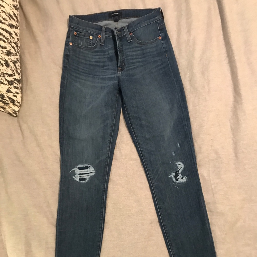 High-Rise Toothpick Jeans